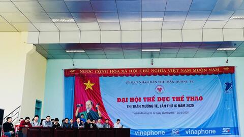 KHAI MẠC ĐẠI HỘI THỂ DỤC THỂ THAO THỊ TRẤN MƯỜNG TÈ NĂM 2025