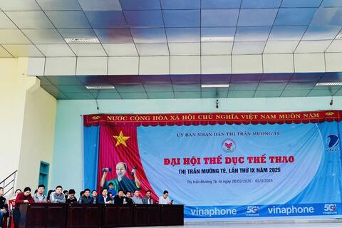 KHAI MẠC ĐẠI HỘI THỂ DỤC THỂ THAO THỊ TRẤN MƯỜNG TÈ NĂM 2025